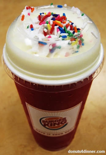 Burger King Cupcake Shake